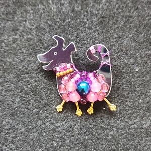 Artisan Happy Dog Pin